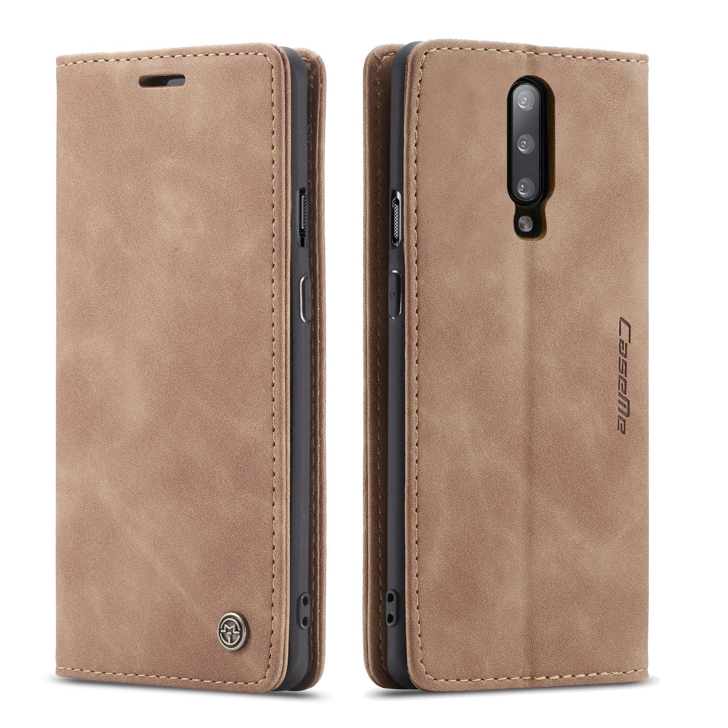 High Quality Retro Magnetic Flip Leather Case For OnePlus 7 Pro Phone Case Wallet Card Cover