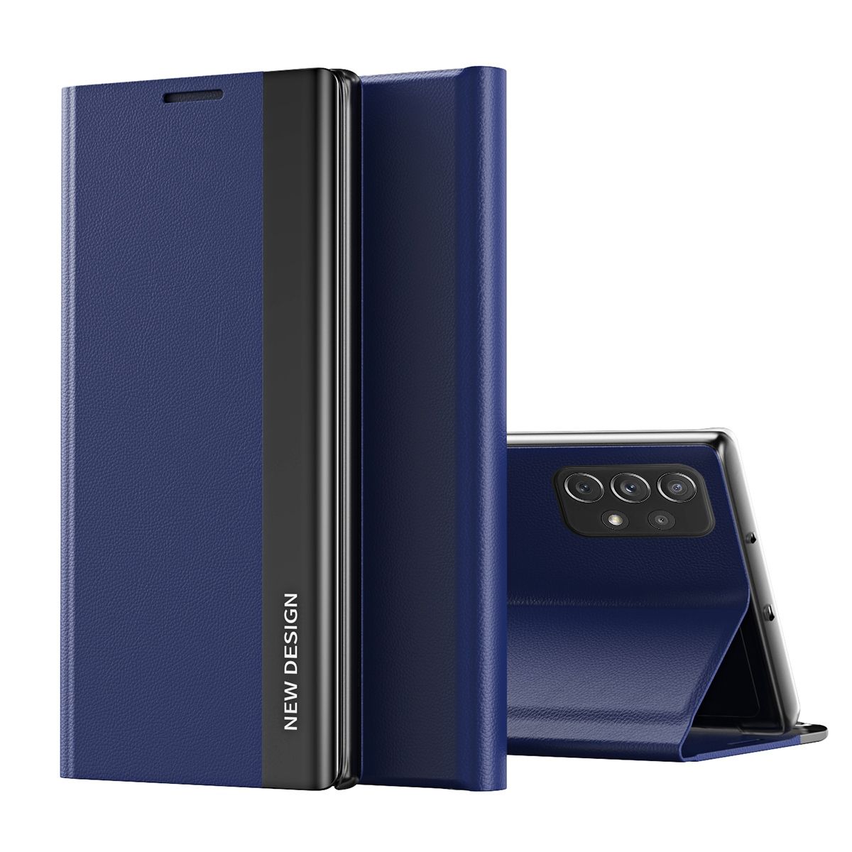 For Samsung Galaxy A52 5G/A52 4G Thin Slim Folio Flip Leather Magnetic Closure Case Cover