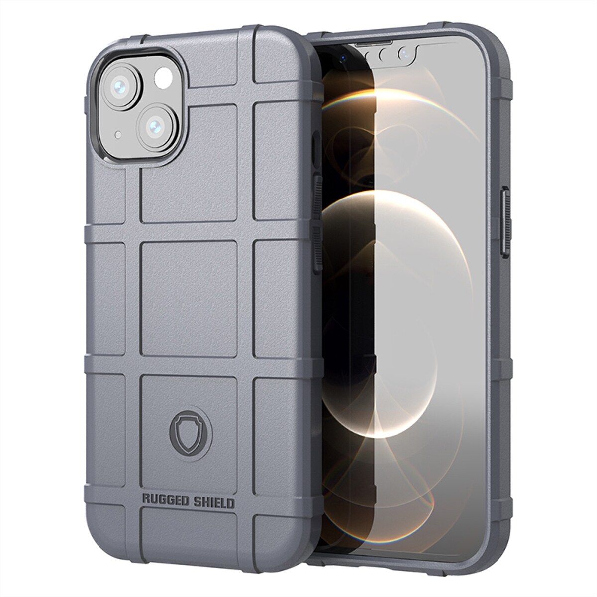 For iPhone 13 Soft TPU Heavy Duty Rugged Shield Armor Tough Shockproof Protection Case Cover
