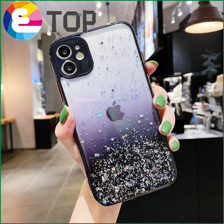Samsung S22 mobile phone shell gradient flash powder new suitable for note20Pro protective sleeve 32A72A51 eye drops