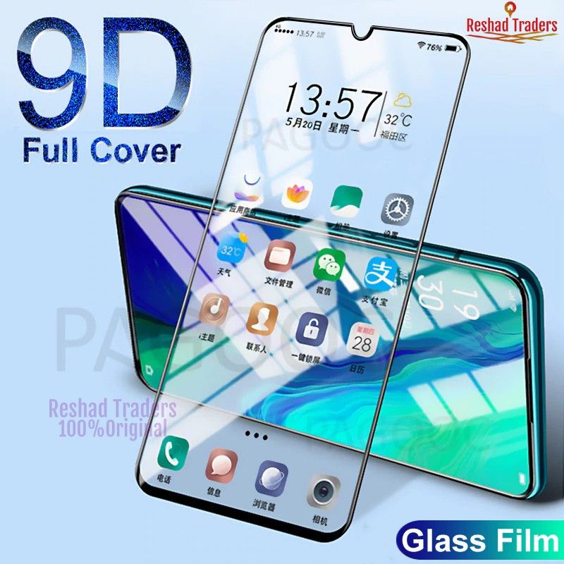 Realme 5 Pro FULL HD High Quality Transparent Screen Protector Tempered Glass Front Cover case cases