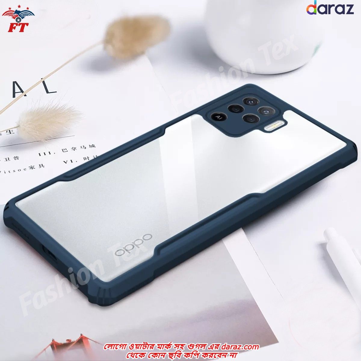 Oppo F19 Pro / Oppo A94 / Oppo Reno5 F / Reno 5 F - b【Four corner】Transparent Silica Gel Matte ShockProof Slim Thin Back Cover Phone Case