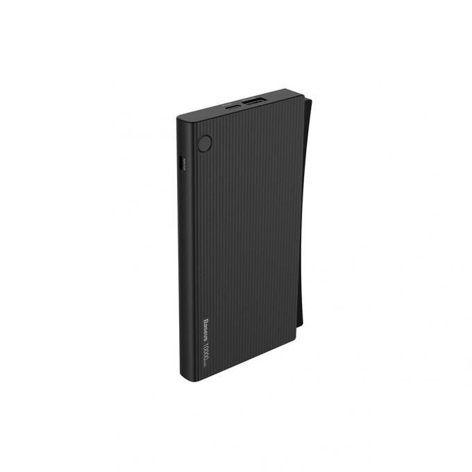 Esazi Series 10000mAh Digital Dual USB Power Bank - Black
