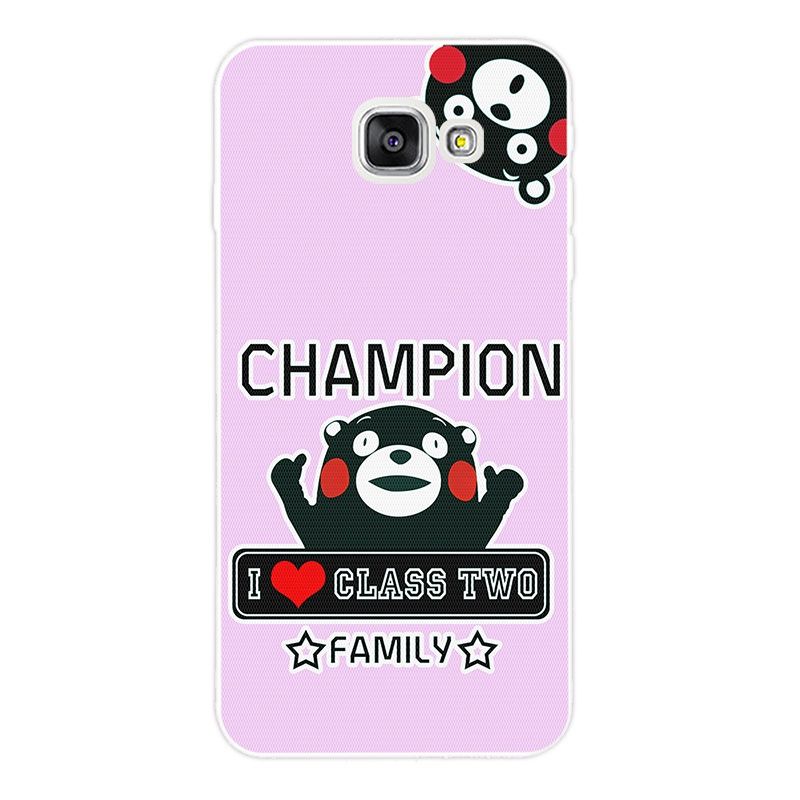 For Samsung A3 A5 A6 A7 A8 A9 Star Pro Plus E5 E7 2016 2017 2018 Bear Soft Silicon TPU Phone Case Cover