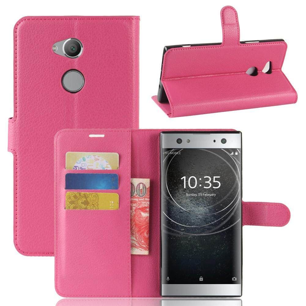 PU Leather Cover For Sony Xperia XA2 Ultra Case Flip Magnetic Closure Stand Wallet Phone Casing