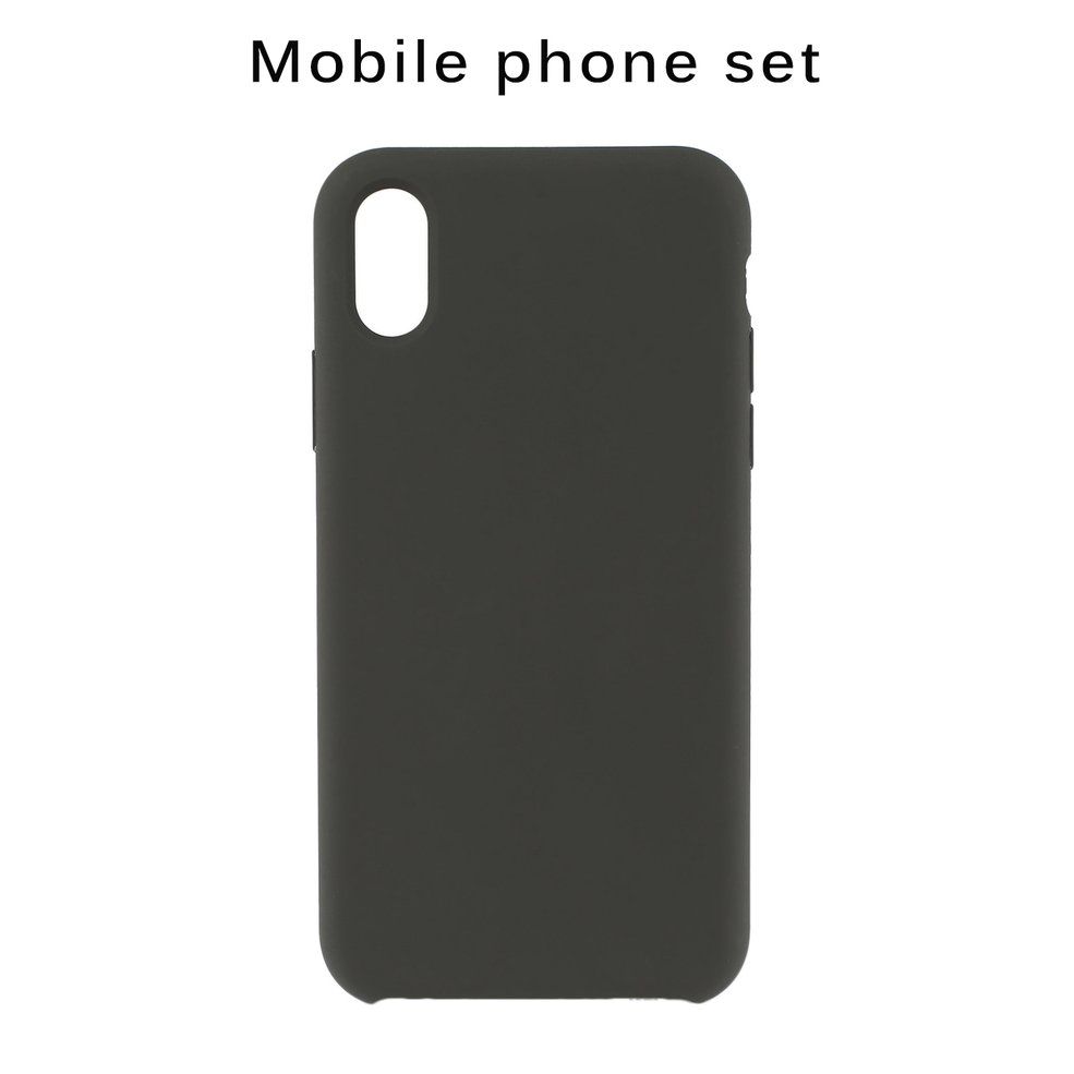 Solid Color Imitation Liquid Silica Shell Mobile Phone Protective Case Cover