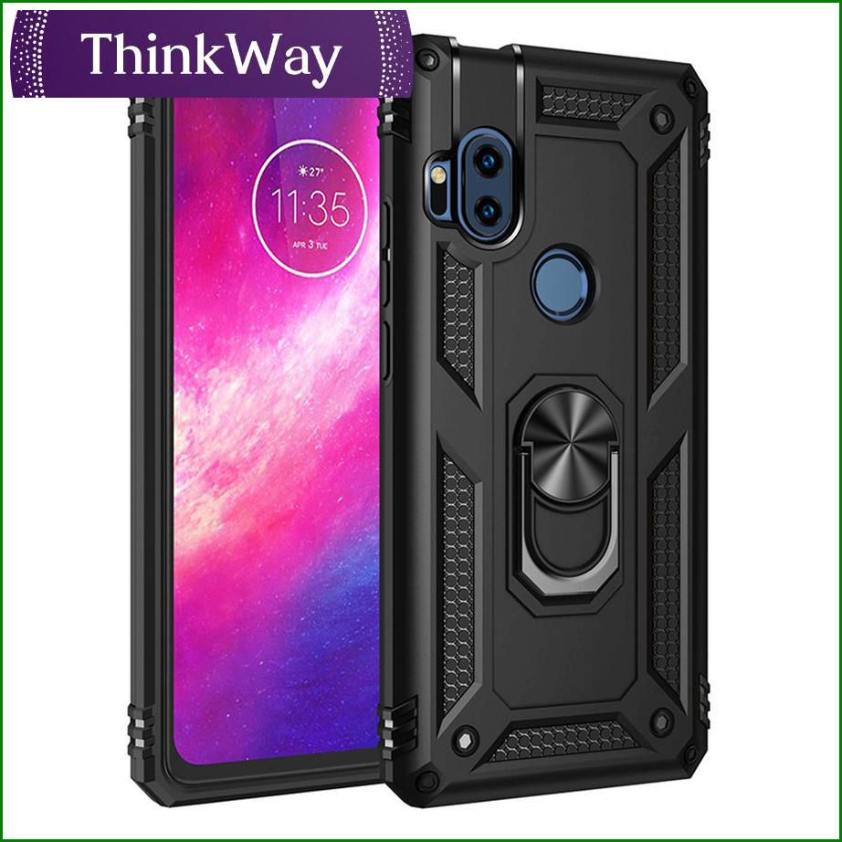 Kickstand Case , Hybrid Rugged Armor Dual Layer Anti-Scratch For MOTO G60/G40 Fusion & MOTO G Power 2021