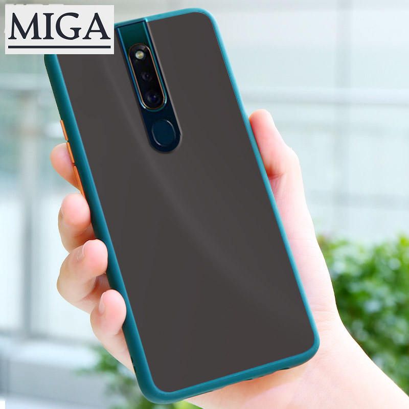 case For oppo F11 / F11 Pro Bumper Shockproof Camera Lens Protection casing Hard Phone Cases Matte Back Cover