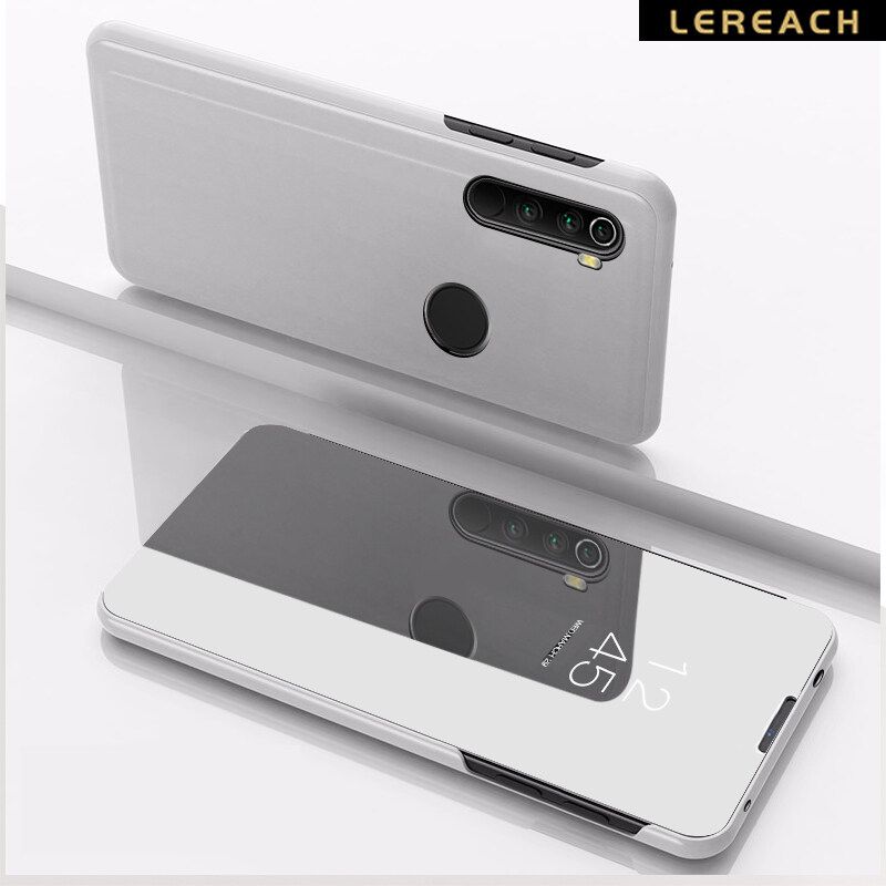 Lereach For Xiaomi Redmi Note 6 & Note 6 pro Cove Case Leather Flip Cover plated Mirror + PU leather Back Cover Case