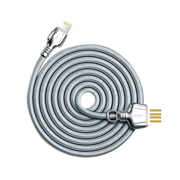 RC-063M Charging Data Cable 2.1A for Micro USB Port  - Ash