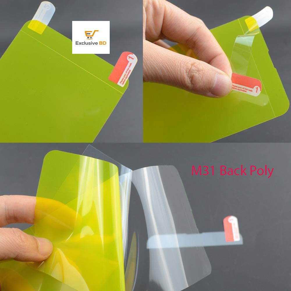 Samsung M31 PreM-ium Quality Hydrogel Flim Back Poly New