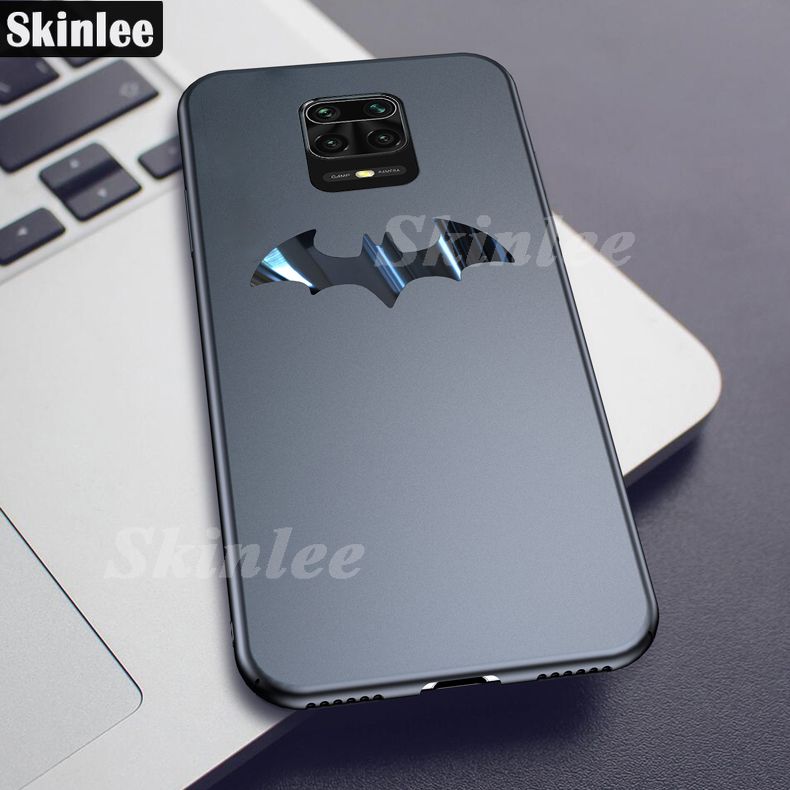 Back Cover For Redmi Note 9S Batman Phone Case Full protector Metal Bat design Shockproof Cover For Mi Redmi Note9S Cases