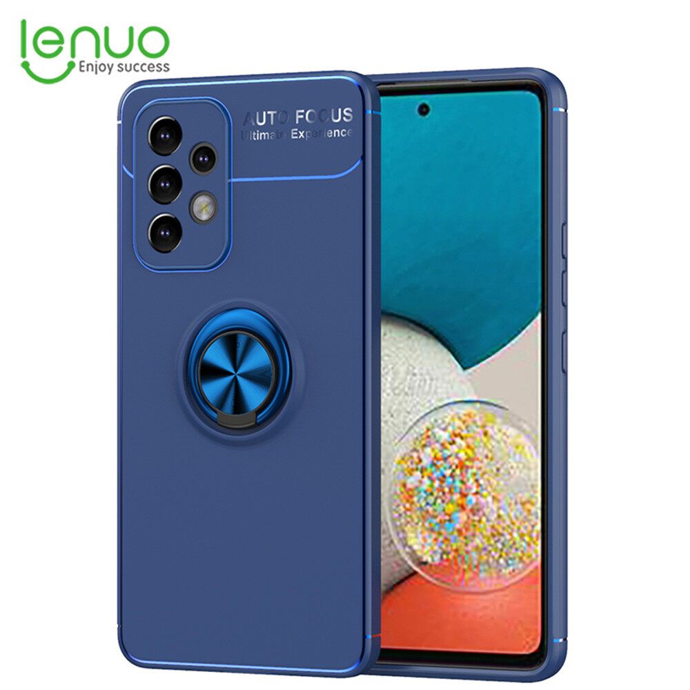 Lenuo for Samsung Galaxy A33 5G Ring Stand TPU Soft Case
