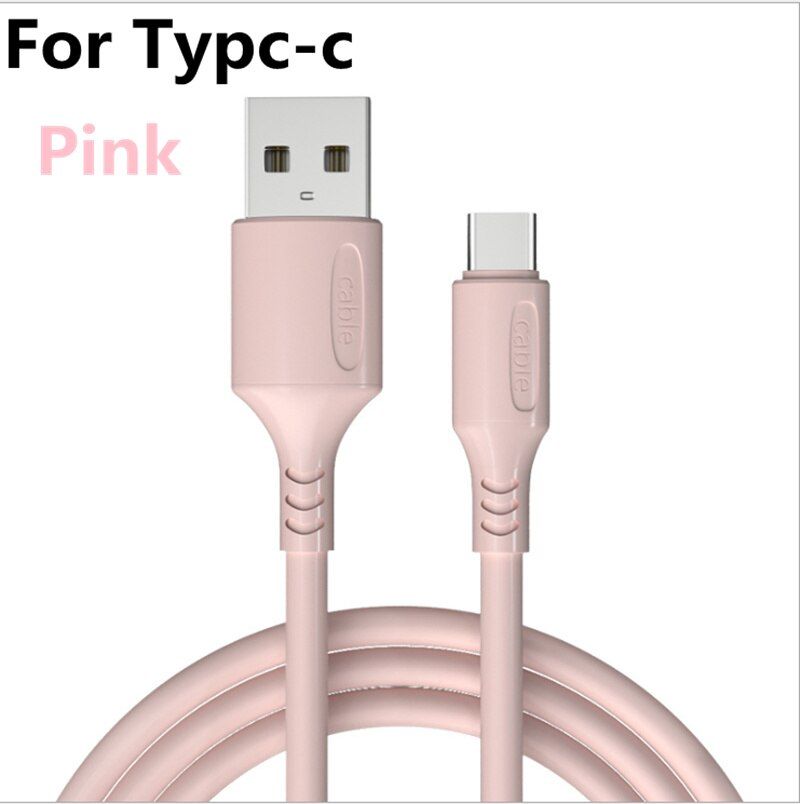 5A Fast Charging Color liquid USB Type C Cable Mobile Phone Charger Data Cord For huawei P20 30 40