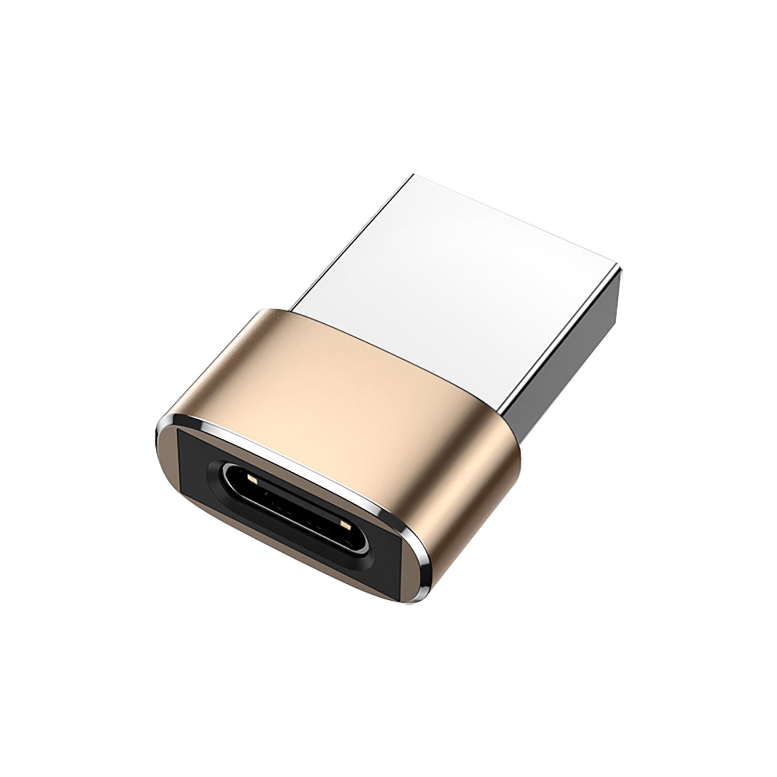 Type-C Converter Stainless USB Male to Type-C Female Converter Adapter