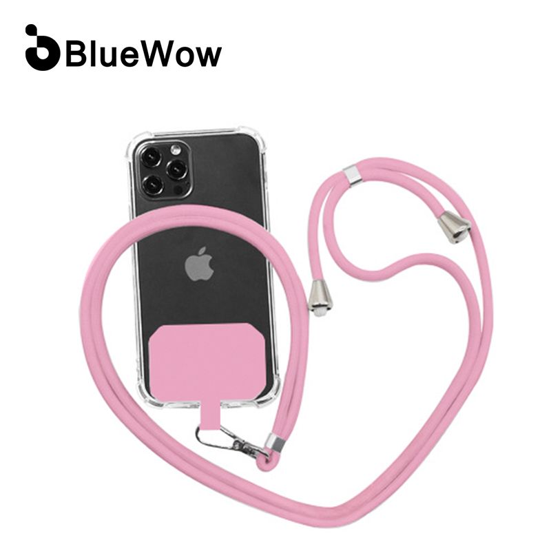BlueWow Universal Phone Lanyard Card Fixed Mobile Phone Shell Colorful Neck Cord Anti-lost Lanyard Strap Phone Safety Tether Adjustable