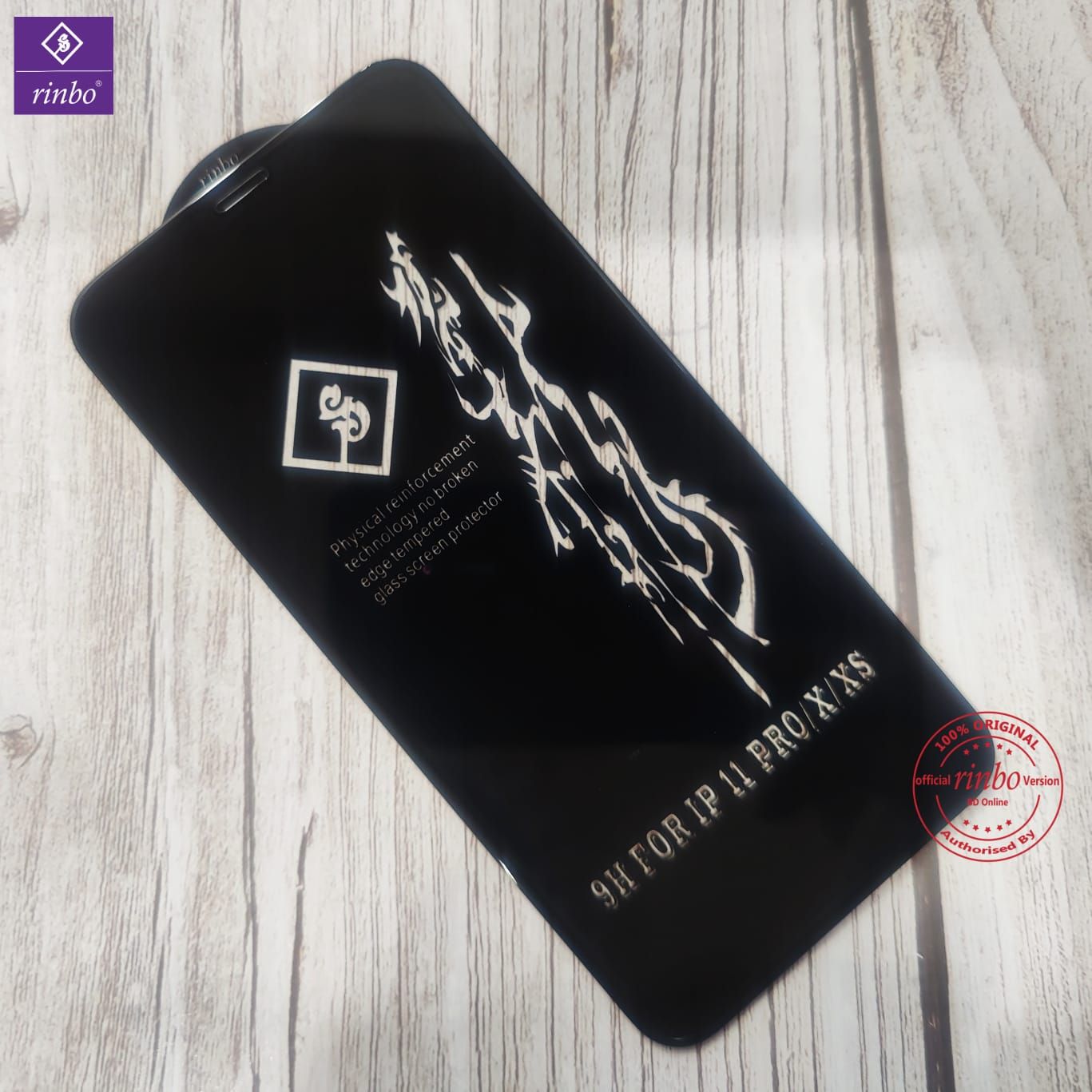 Rinbo 9H Tempered Glass For iPhone11 Pro / iPhoneX XS Safety Glass Screen Protector
