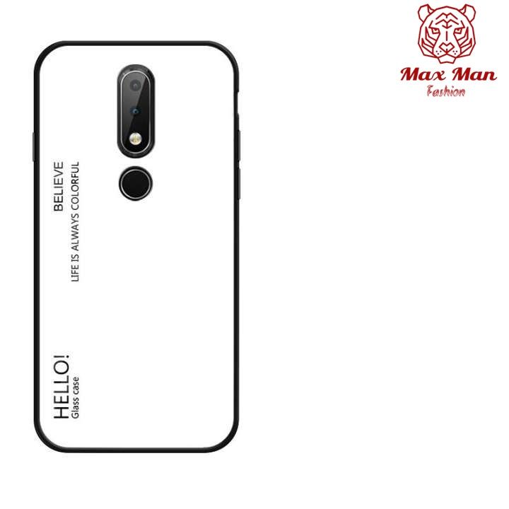 Nokia 6.1 Plus【100% Original And Premium Quality】Back Cover Glass Case .....