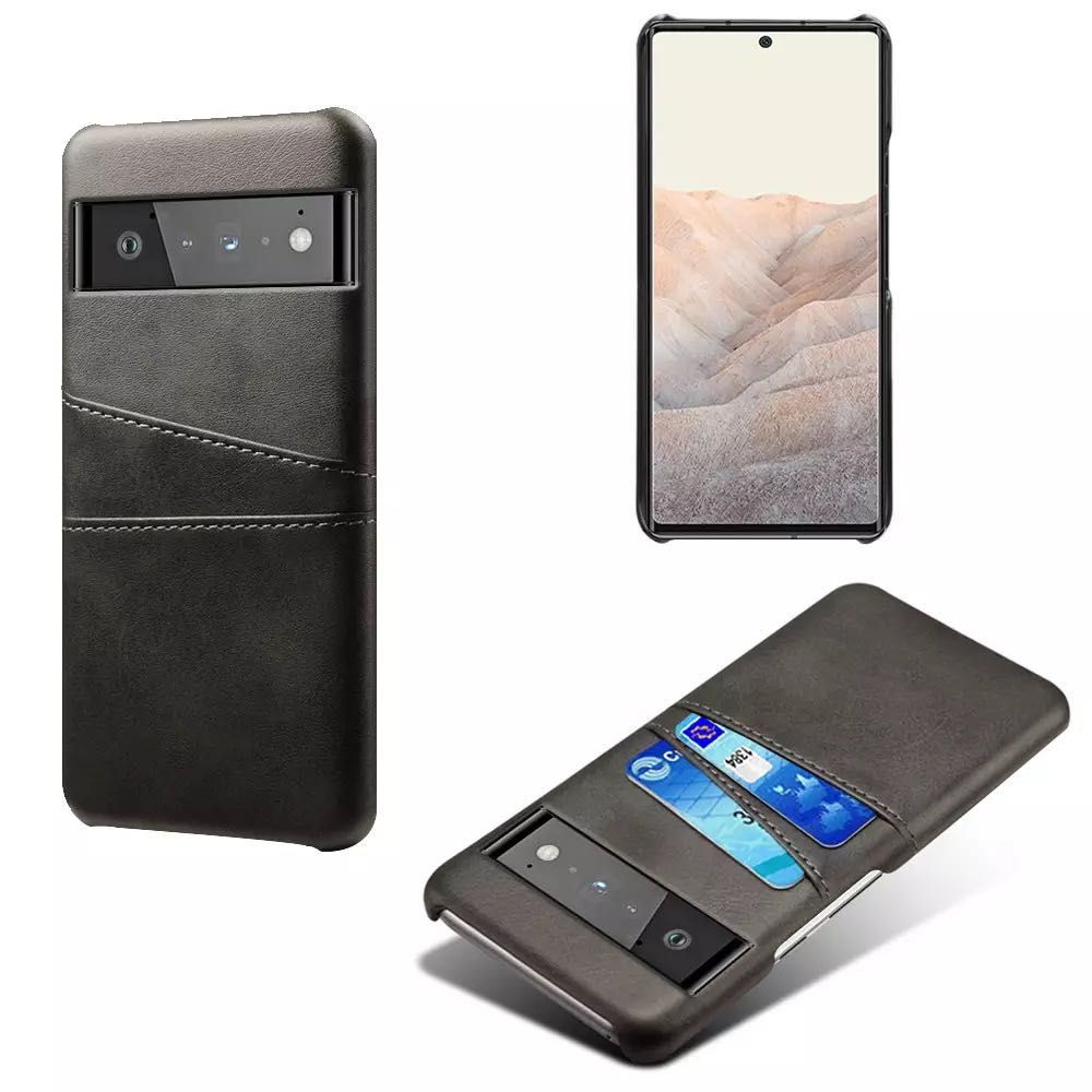 PU Leather Wallet Card Holder Protective Case Pixel 6