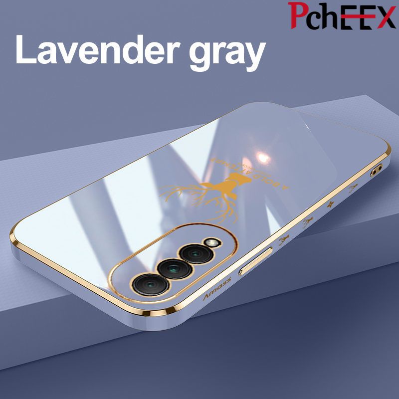 For Huawei Honor X20 SE Phone Case, Aesthetic Drop Resistant Straight Edge Electroplated Soft Shell