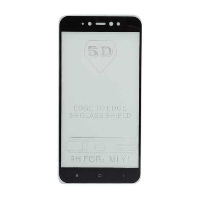 5D 9H Tempered Glass Screen Protector For Xiaomi Redmi Note 5A - Black