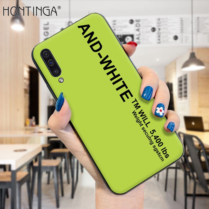 Hontinga for Samsung A50 A30S A50S Case Simple Generous Clean Color Girls Boys Cases Shockproof Soft Silicone TPU Phone Cover