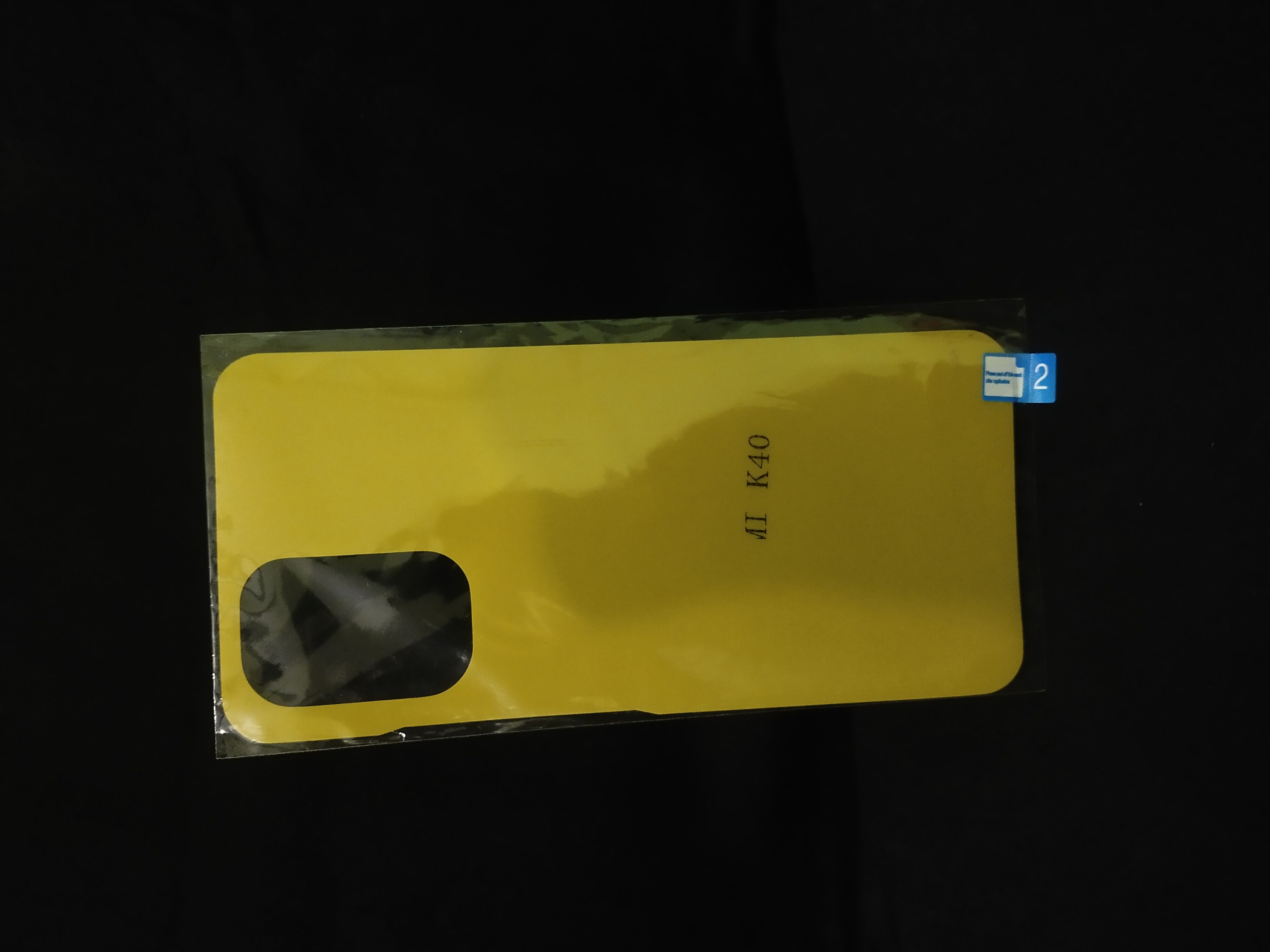 clear back poly for redmi k40  mi 11x