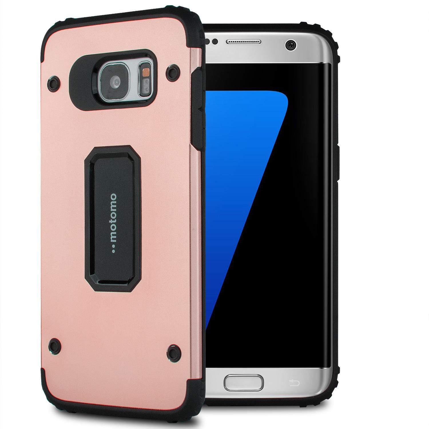 Samsung Galaxy S8 plus Brushed Motomo Aluminum Chrome TPU Case Protective Covers Hard