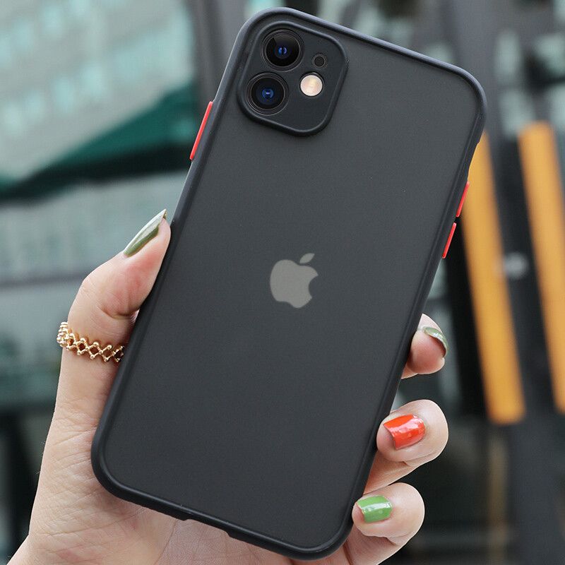 Luxurious Translucent Smoky Matte Shockproof Back Case_iPhone 11