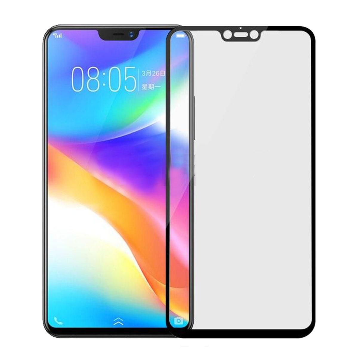 Houwei Y9 Prime 11D Black Transperant Tempered Glass Screen Protector