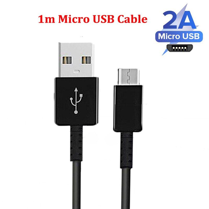 5V 2A EU Plug Charger Adapter Micro USB Charging Cable For Samsung J3 J5 J7 2017 J4 J6 + A6 A7 A8 2018 J2 Core A3 Wall Charger
