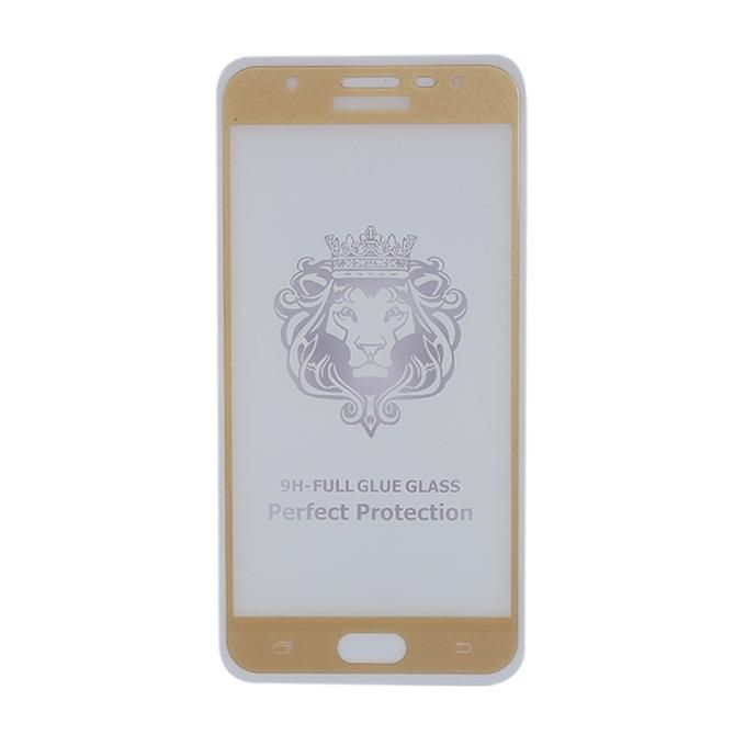 5D Screen Protector Tempered Glass for Samsung Galaxy A7 (2017) - Golden