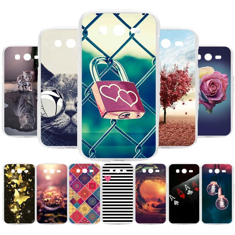 For Samsung Galaxy Grand I9082 i9080 Grand Z I9082Z Grand Neo Plus I9060I Grand Neo Grand Lite GT-I9060I I9060 i9062 GT-I9063 9082 9080 I9063 GT-I9063T 5.01 inch Covers Soft TPU Case Hot Images Cases Silicone Covers DIY Paintd Shell Fexible Anti-knock