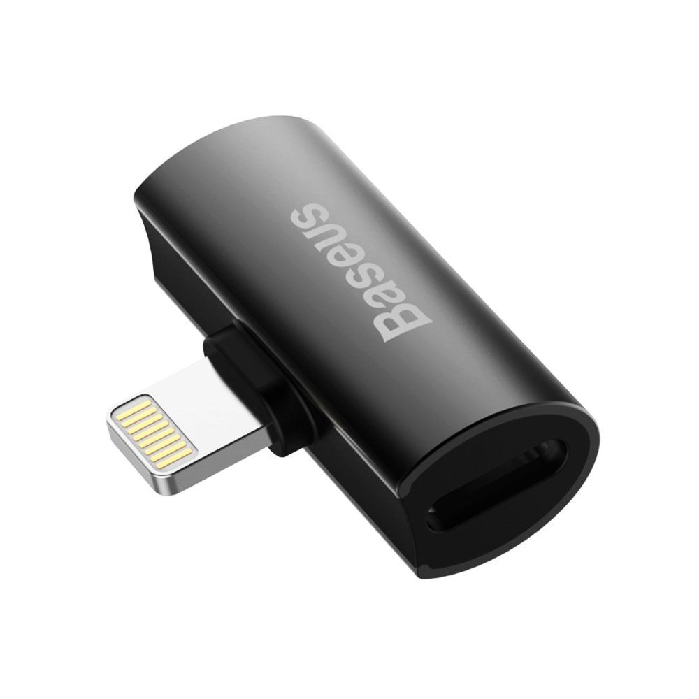 Baseus Audio Converter L46 Adapter from Lightning Male to 2x Lightning Female Port