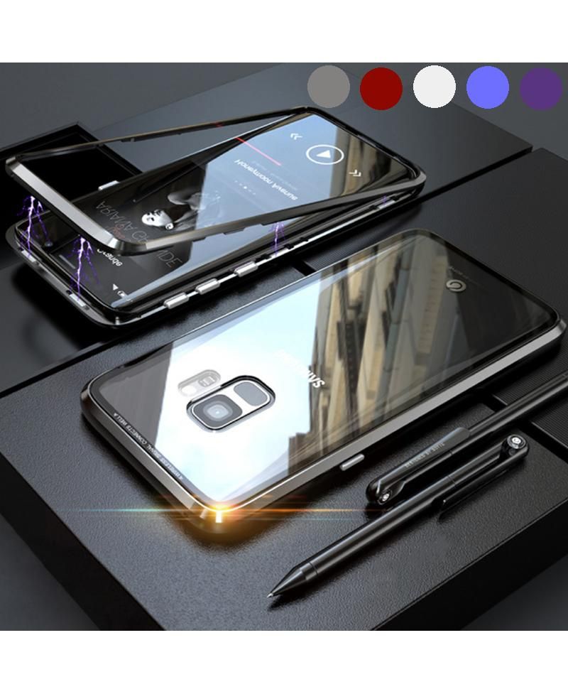 360 Metal Case For Samsung S8 Plus-Silver