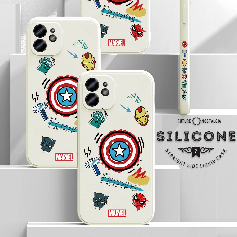 UCUC for iPhone 5 / 5S / SE Back Cover Creative Shield Ultra Thin Soft Luxury Square Multicolor Liquid Silicone Phone Case