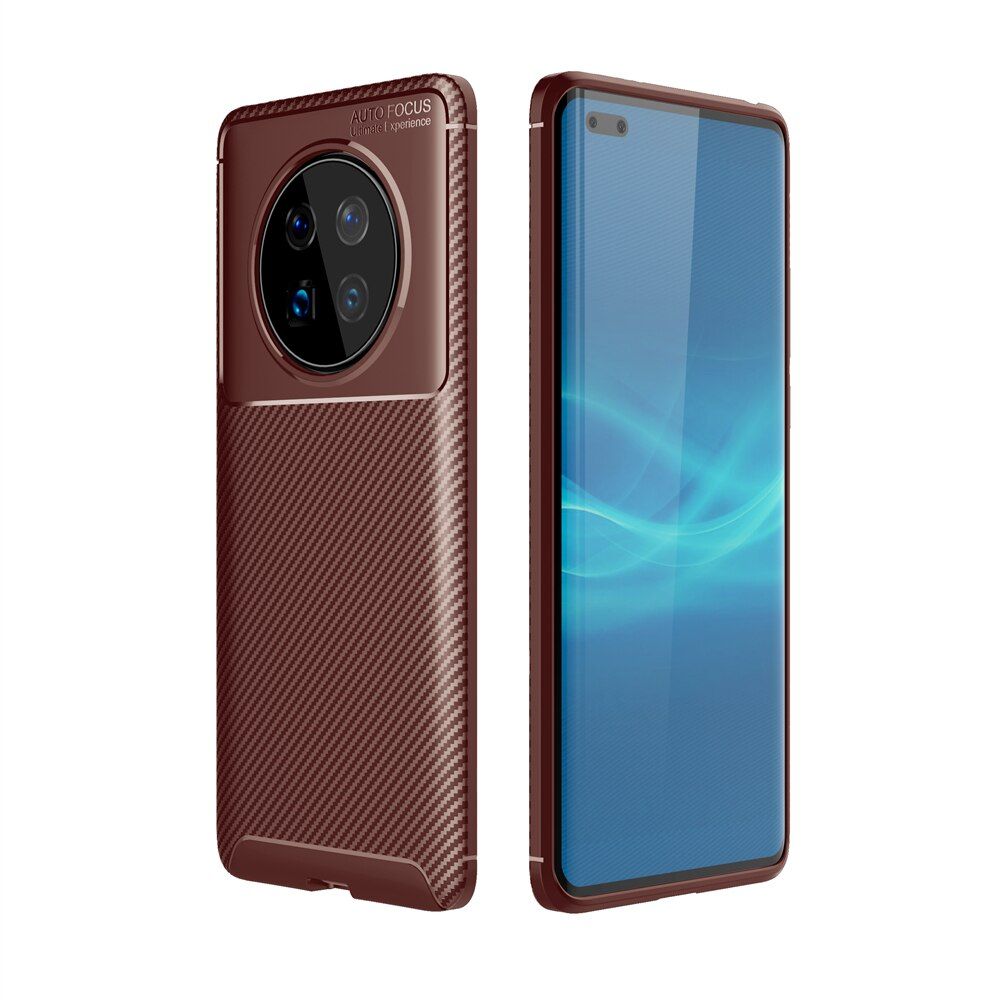 Vothoon Luxury Carbon Fiber Silicone Phone Case For Huawei Mate 40 Pro 30 20 Pro 20X Soft Shockprkproof Back Case Cover