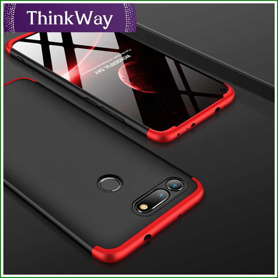 All-inclusive shield anti-fall cover armor protective cover contrast color fashion anti-fall cover For Glory 8 & Honor 8 Lite/P8 Lite 2017