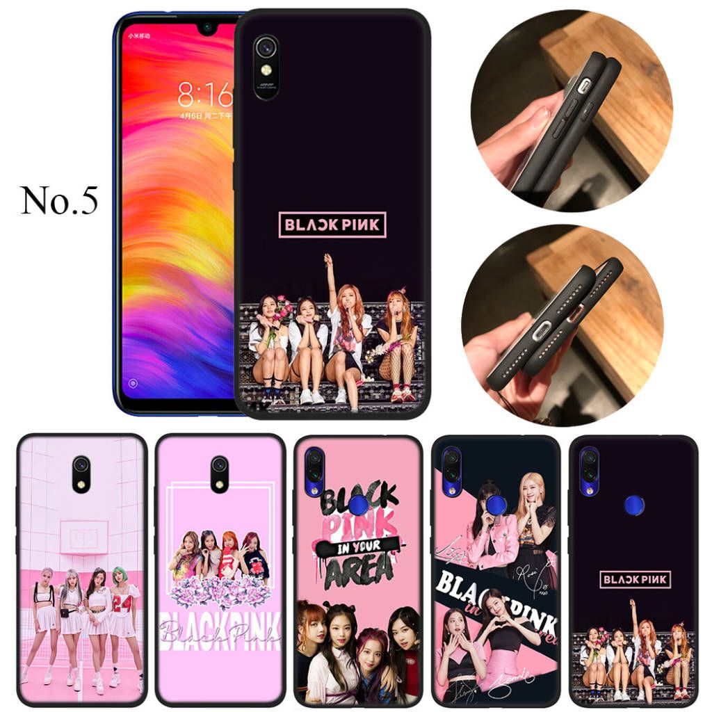 25VA Lisa Jennie BLACK JISOO PINK Rose Cover for Xiaomi Redmi 9A 9C 8A 7A 6A 5A 4A 4X GO S2 K30 K20 Pro 8 9 Lite Pro SE Soft Silicone Phone Case
