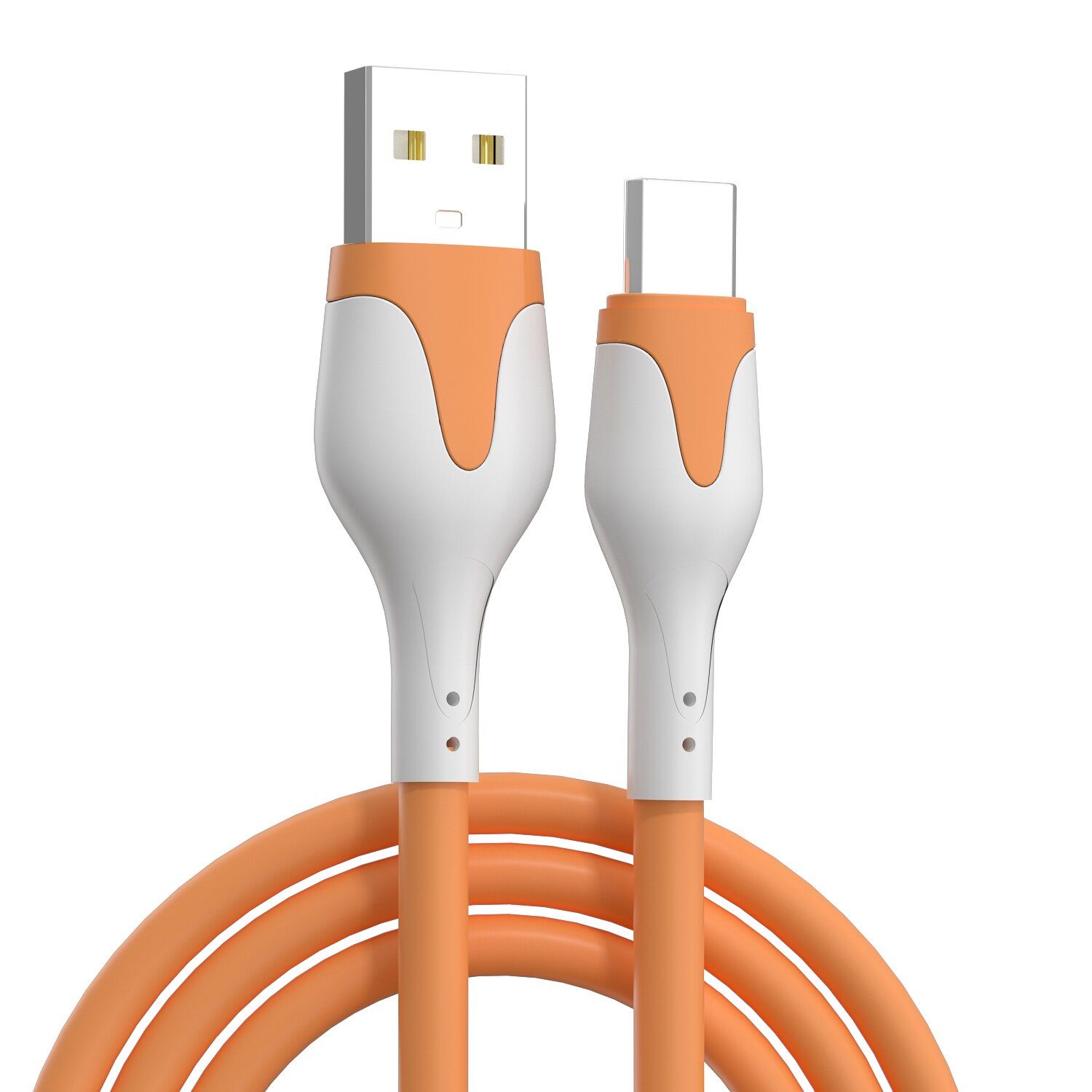 3A Fast Charging USB Cable USB A To Type-C/Micro USB Phone Charger Kable 1/2m Liquid Silicone Data Cord For Xiaomi Redmi Samsung