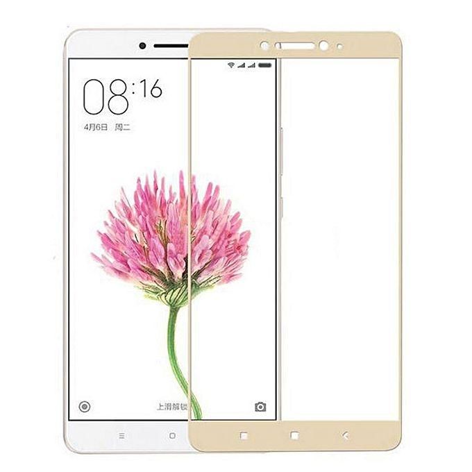 Curved Tempered Glass for Mi Max Full  - Gold