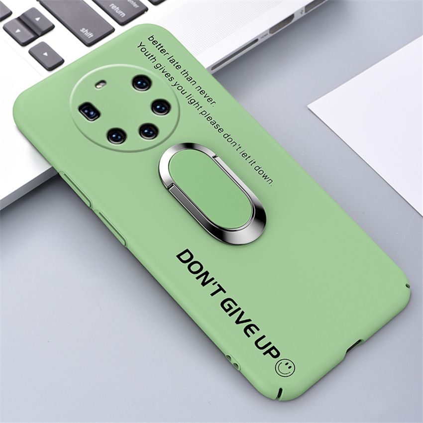 lthmy Ultra-thin Colorful Matte Hard PC Phone Case For Huawei P40 Pro Plus / Pro + Magnetic Stand Cute Frosted Cover