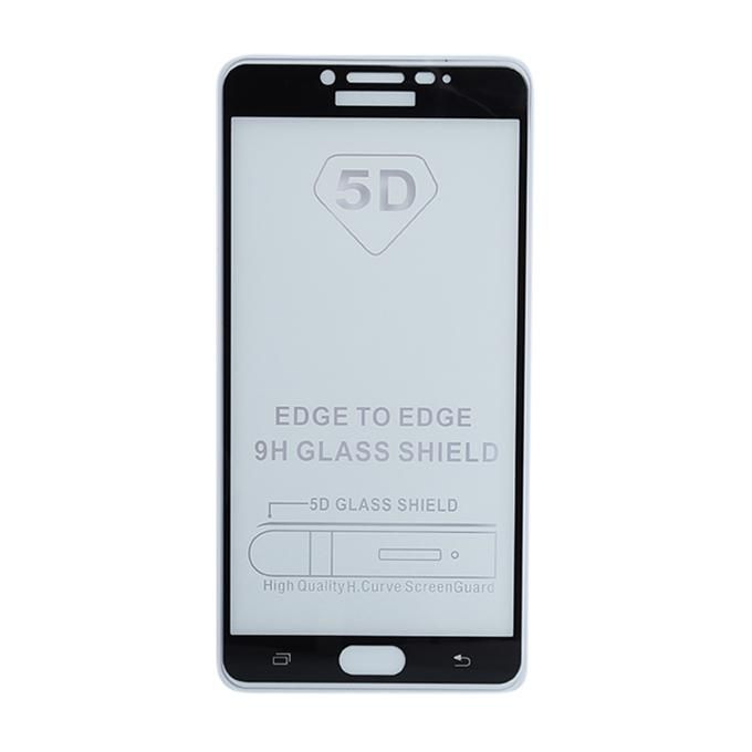 5D 9H Tempered Glass Screen Protector For Samsung Galaxy C9 Pro - Black
