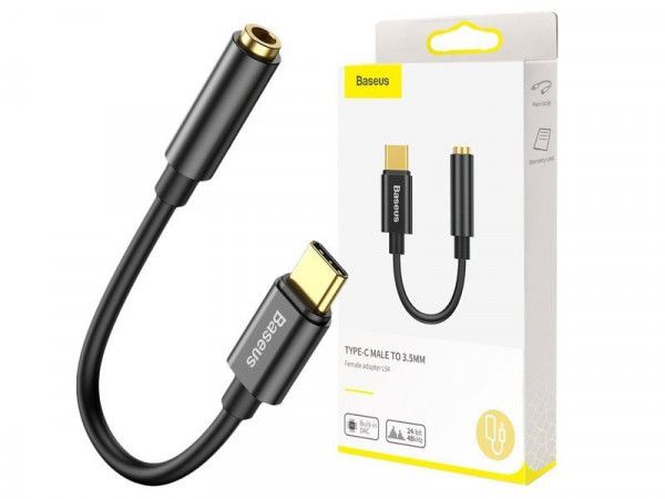 Baseus Type C Male to 3.5mm Aux Earphone Jack AUX USB C Cable Headphones Adapter 3.5 Jack Audio cable For Huawei Huiaomi OnePlus Samsung