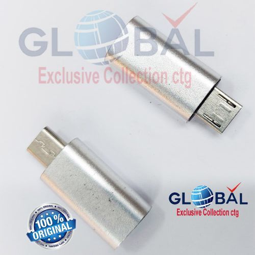 Type C Female to Micro USB Male (Type B) data transfer,