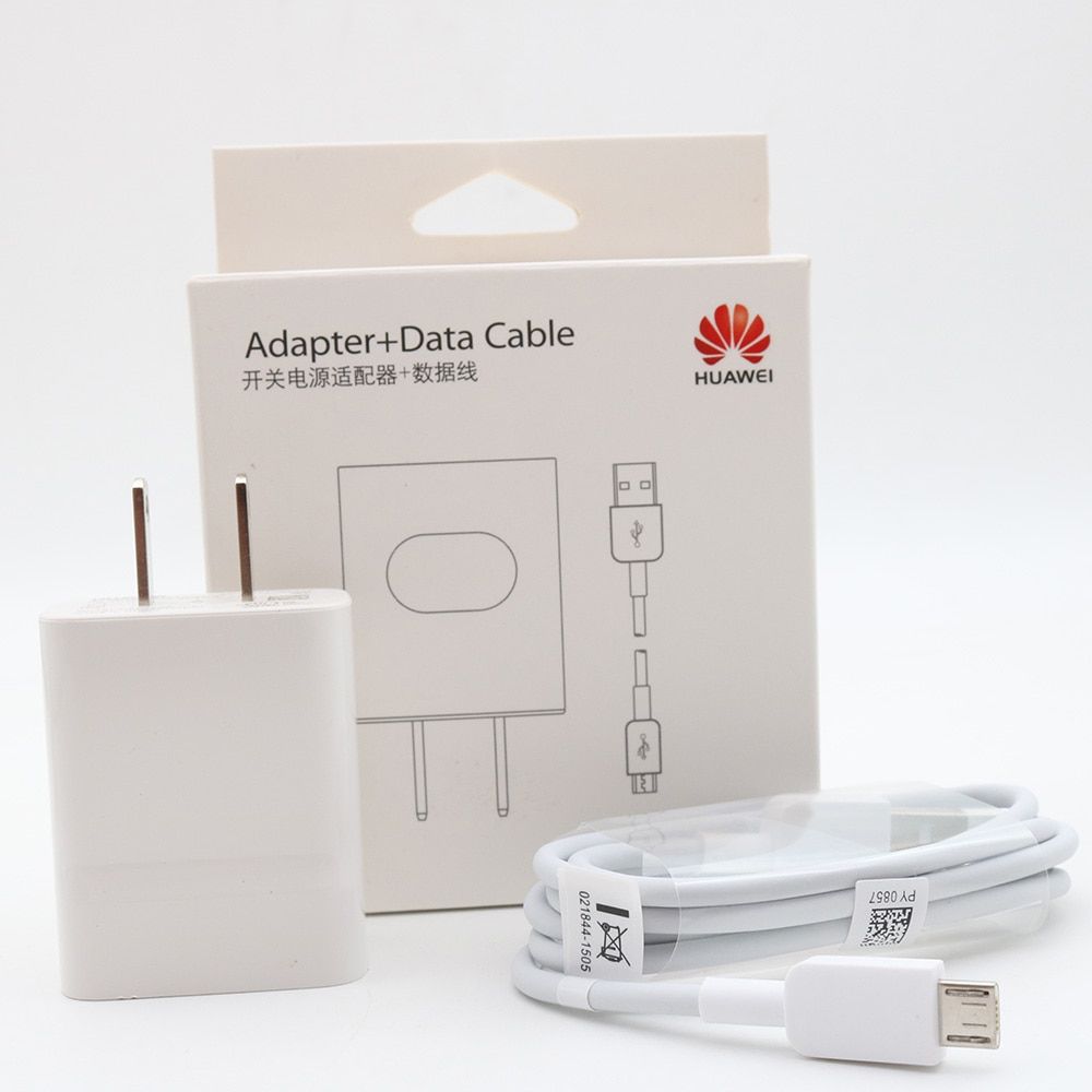 EU US Huawei Mate 10 Lite charging 5V2A charger and micro cable for p8 p9 p10 lite mate 10 lite Honor 8x 7x y5 y6 y7 y9