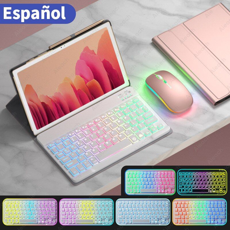 Funda For Samsung Galaxy A7 Case Keyboard For Samsung Galaxy S6 Lite Case RainKeyboard Mouse For Samsung S7 Case