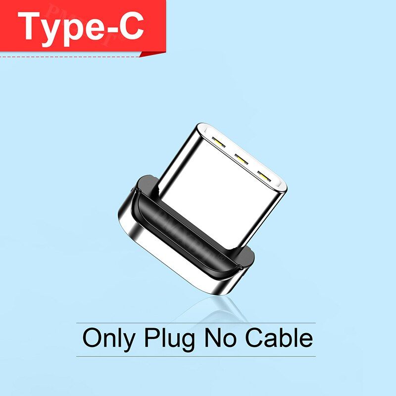 3A Magnetic Charger Cable LED Fast Charging Data Cord For iPhone 12 Pro Mobile Phone Charge Cable Type C Micro USB Magnet Wire