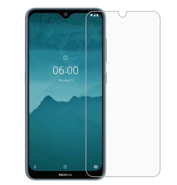 3Pcs Glass For Nokia 6.2 Screen Protector Full Water Color Transparent Tempered Glass