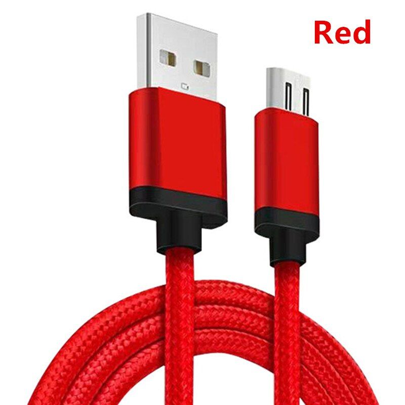 1M 2M 3M Nylon USB Micro Cable for Samsung Galaxy S7 S6 Edge J2 J3 J5 J7 Prime J8 On6 On8 Fast Charging Data Cable Micro Kabel
